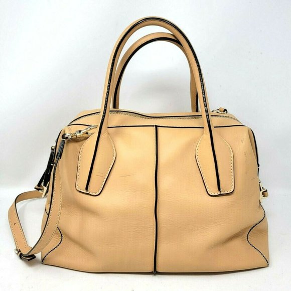 Auth Tods D Styling Bauletto Medium Leather Tote - Picture 6 of 12